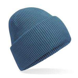 BEECHFIELD - B385RABLU - Classic engineered deep-cuffed beanie - Airforce Blue