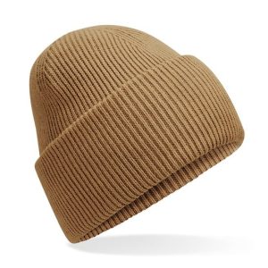 BEECHFIELD - B385RBISC - Classic engineered deep-cuffed beanie - Biscuit