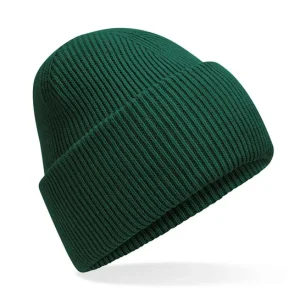 BEECHFIELD - B385RBOTT - Classic engineered deep-cuffed beanie - Bottle Green