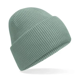 BEECHFIELD - B385RDUGN - Classic engineered deep-cuffed beanie - Dusty Green