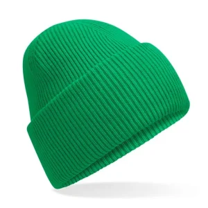 BEECHFIELD - B385RKELL - Classic engineered deep-cuffed beanie - Kelly Green