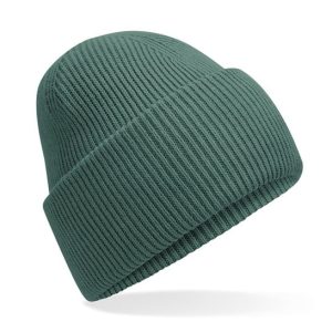 BEECHFIELD - B385RMAGR - Classic engineered deep-cuffed beanie - Marine Green
