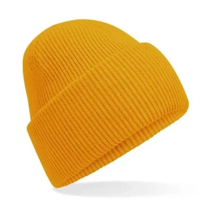 BEECHFIELD - B385RMUST - Classic engineered deep-cuffed beanie - Mustard