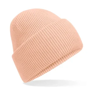 BEECHFIELD - B385RPECH - Classic engineered deep-cuffed beanie - Peach