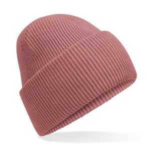 BEECHFIELD - B385RROSE - Classic engineered deep-cuffed beanie - Rose