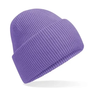 BEECHFIELD - B385RVIOL - Classic engineered deep-cuffed beanie - Violet