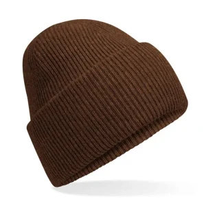 BEECHFIELD - B385RWALN - Classic engineered deep-cuffed beanie - Walnut