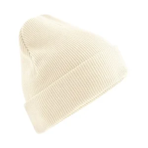 BEECHFIELD - B830NOWHI - Organic cotton original cuffed beanie - Off White