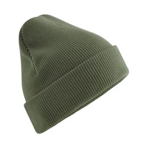 BEECHFIELD - B830NOLGR - Organic cotton original cuffed beanie - Olive Green