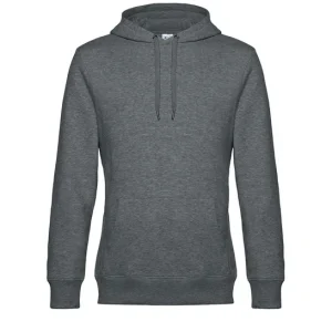 B&C - BA011HEMG - B&C KING Hooded - Heather Mid Grey