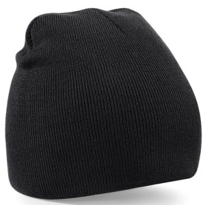 BEECHFIELD - BC044BLAC - Two-tone pull-on beanie - Black