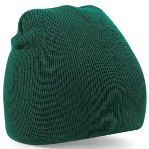 BEECHFIELD - BC044BOTT - Two-tone pull-on beanie - Bottle Green