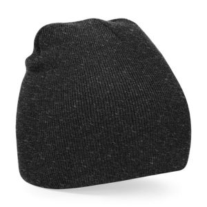 BEECHFIELD - BC044CHAR - Two-tone pull-on beanie - Charcoal