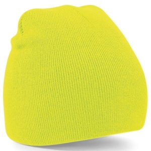 BEECHFIELD - BC044FYEL - Two-tone pull-on beanie - Fluorescent Yellow