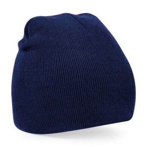BEECHFIELD - BC044OXNY - Two-tone pull-on beanie - Oxford Navy