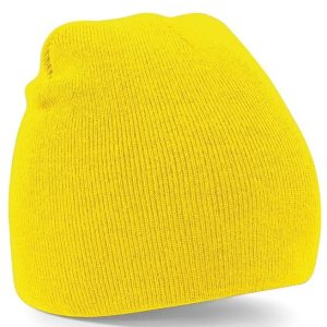 BEECHFIELD - BC044YELL - Two-tone pull-on beanie - Yellow