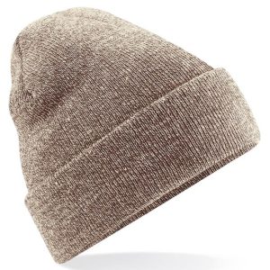 BEECHFIELD - BC045HOAT - Original cuffed beanie - Heather Oatmeal