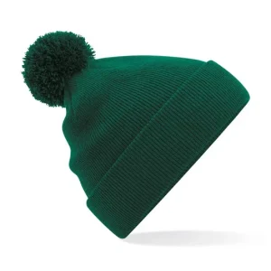 BEECHFIELD - BC426BOTT - Original pom pom beanie - Bottle Green