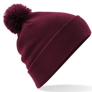 BEECHFIELD - BC426BURG - Original pom pom beanie - Burgundy