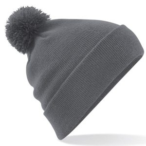 BEECHFIELD - BC426GRAP - Original pom pom beanie - Graphite Grey
