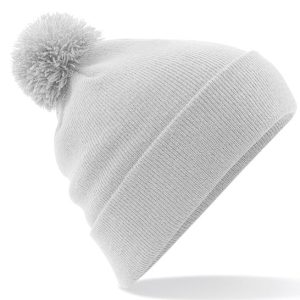 BEECHFIELD - BC426LGRE - Original pom pom beanie - Light Grey