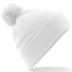 BEECHFIELD - BC426WHIT - Original pom pom beanie - White