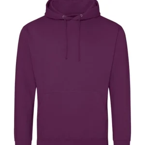AWADIS - JH001PLUM - College hoodie - Plum