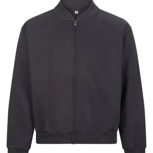 AWADIS - JH124SOCH - Signature heavyweight bomber sweat - Solid Charcoal