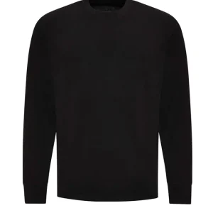 AWADIS - JT019DPBK - Oversize 100 long sleeve T - Deep Black